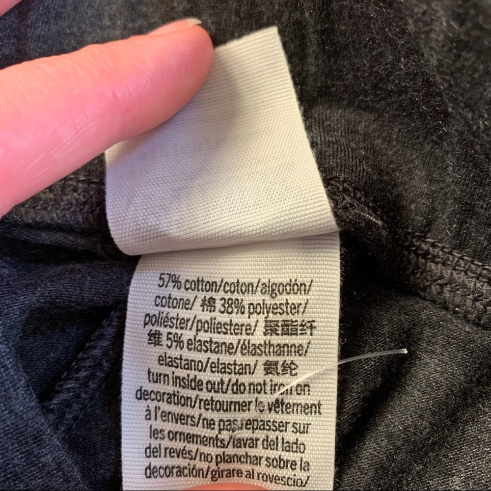PINK VICTORIAS SECRET Grey Campus Leggings Gold Dog Logo S - Picture 8 of 10